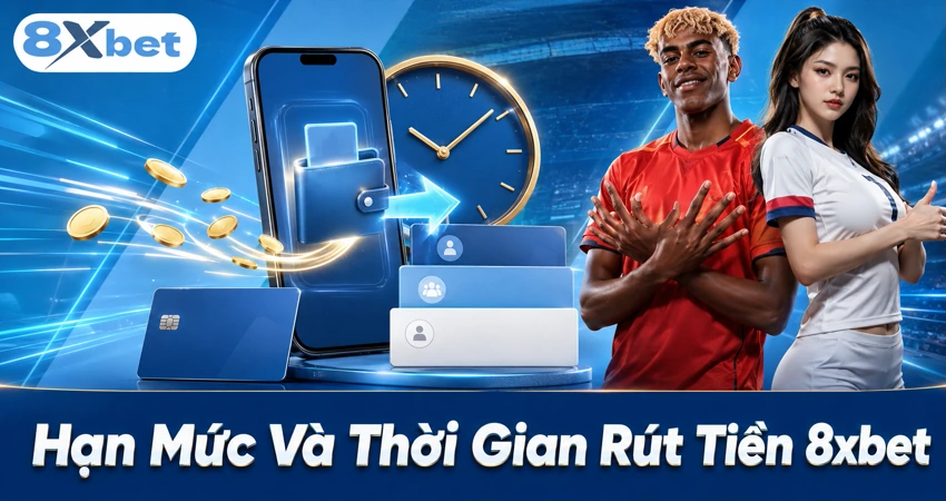 Hạn Mức Và Thời Gian Rút Tiền 8xbet