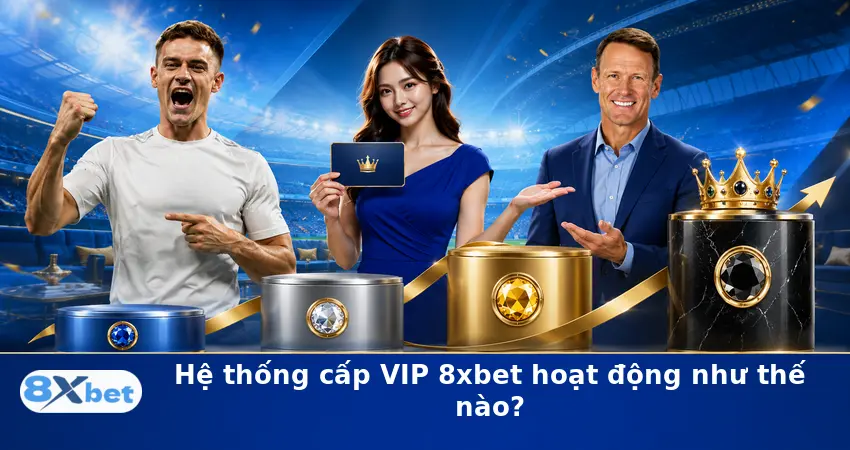 Hệ thống cấp VIP 8xbet hoạt động như thế nào?